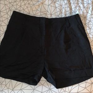 H&M Black High Waisted Shorts